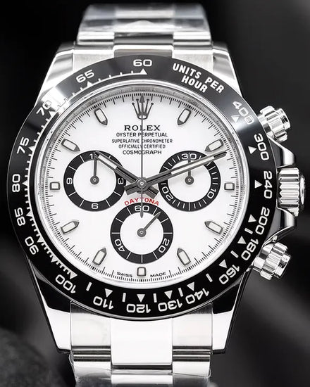 2020 Rolex Cosmograph Daytona "Panda" 40MM White Dial Oyster Bracelet (116500LN)