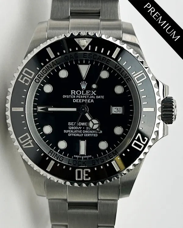 2008 (V Serial) Rolex Sea-Dweller Deepsea 44MM Black Dial Oyster Bracelet (116660)