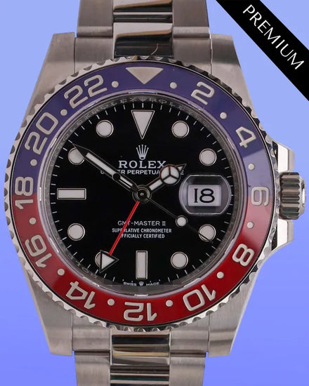 2025 Rolex GMT-Master II "Pepsi" 40MM Black Dial Oyster Bracelet (126710BLRO)