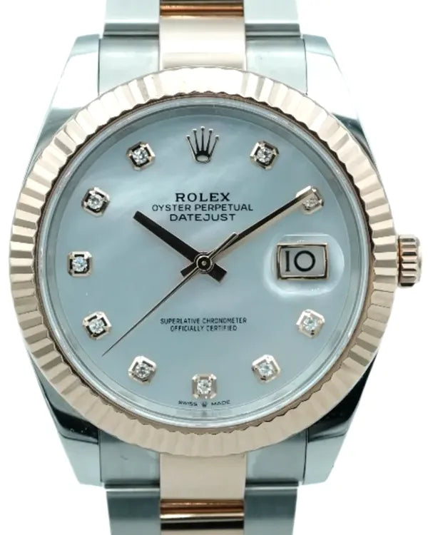Rolex Datejust 41MM Mother of Pearl Dial Two-Tone Oyster Bracelet (126331)