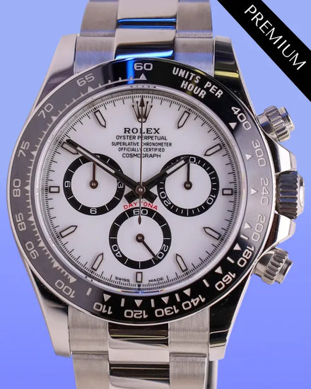 2025 Rolex Cosmograph Daytona "Panda" 40MM White Dial Oyster Bracelet (126500LN)
