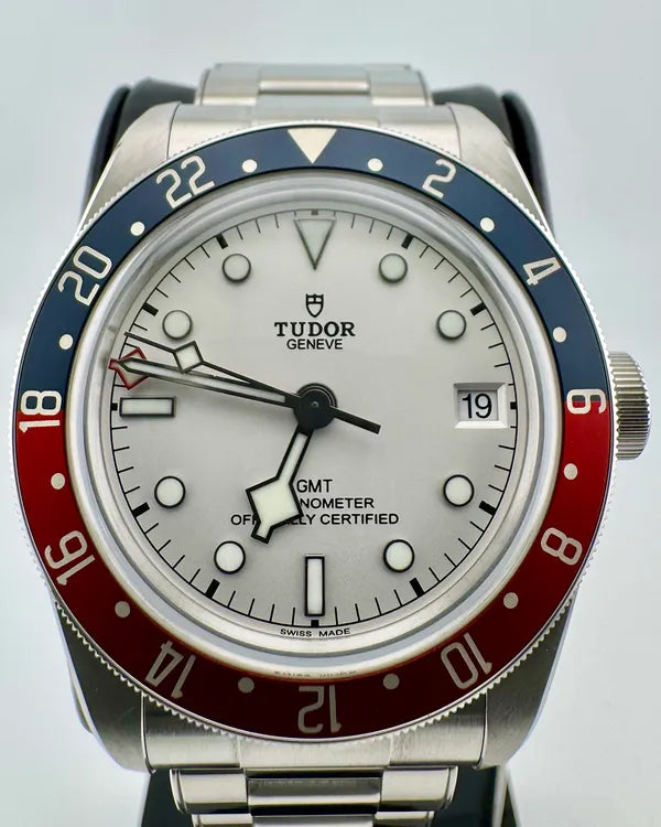 No Reserve - 2024 Tudor Black Bay GMT "Pepsi" 41MM White Dial Steel Bracelet (79830RB)