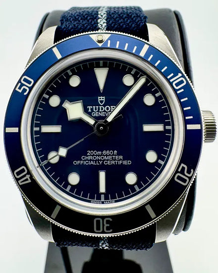 No Reserve - 2024 Tudor Black Bay Fifty-Eight 39MM Blue Dial Textile Strap (79030B)