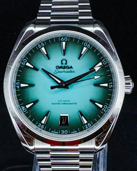 2025 Omega Seamaster Aqua Terra 150M 41MM Turquoise Dial Steel Bracelet (220.10.41.21.03.006)