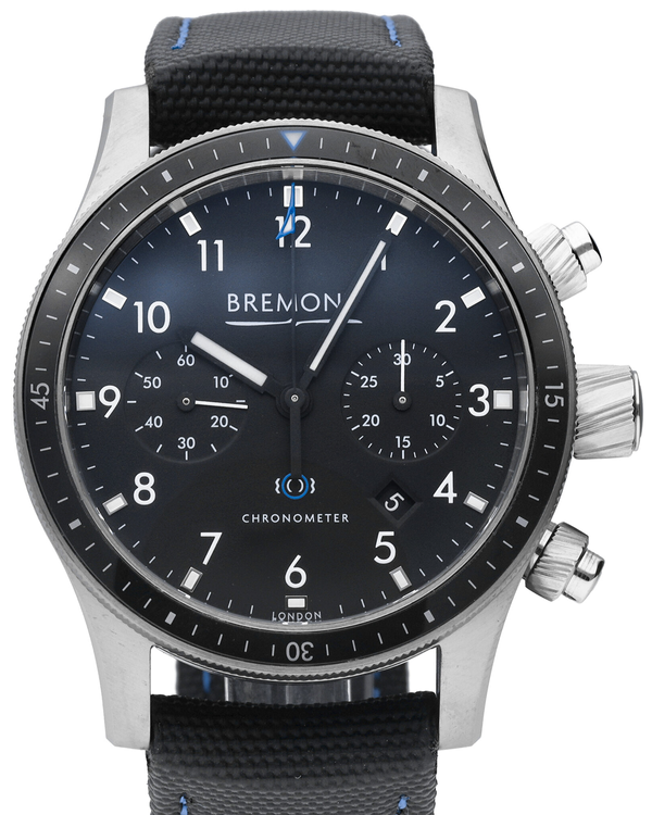 Bremont Boeing 247 43MM Black Dial Textile Strap (BM247-BK-R-S)