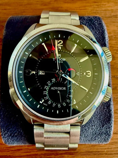 2022 Tudor Heritage Chrono Advisor 42MM Black Dial Steel Bracelet (79620TN)