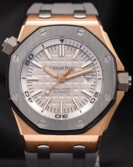 2019 Audemars Piguet Royal Oak Offshore Diver Japan L.E. 42MM Grey Dial Rubber Strap (15711OI.OO.A006CA.01)
