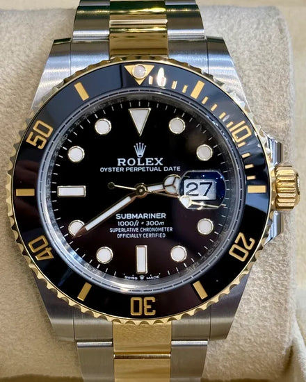 2025 Rolex Submariner Date 41MM Black Dial Two-Tone Oyster Bracelet (126613LN)