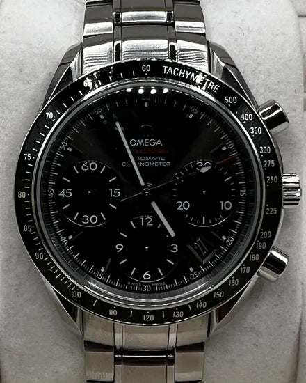 Omega Speedmaster Date 40MM Grey Dial Steel Bracelet (323.30.40.40.06.001)