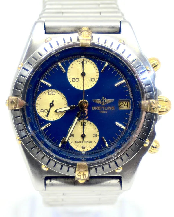 Breitling Chronomat 40MM Blue Dial Steel Bracelet (B13047)