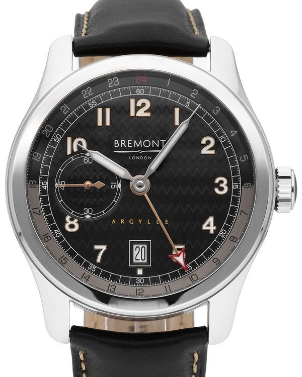 Bremont Solo "Argylle" L.E. 43MM Black Dial Leather Strap (SOLO43-ARGYLLE-L-S)