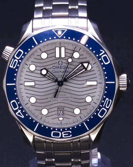 2023 Omega Seamaster Diver 300M 42MM Grey Dial Steel Bracelet (210.30.42.20.06.001)