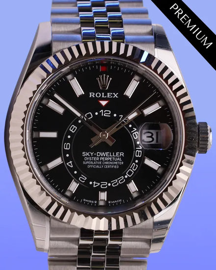 2025 Rolex Sky-Dweller 42MM Black Dial Jubilee Bracelet (336934)