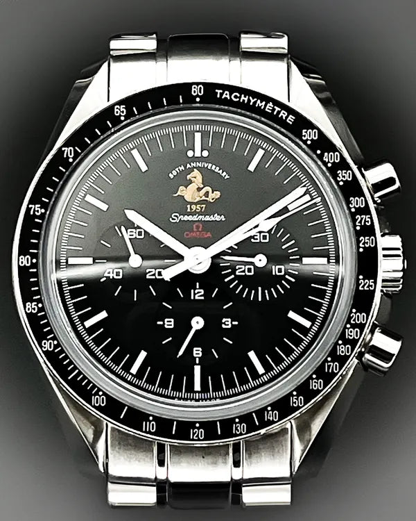 Omega Speedmaster 50th Anniversary L.E. 42MM Black Dial Steel Bracelet (311.30.42.30.01.001)
