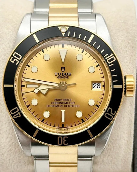 2021 Tudor Black Bay S&G 41MM Champagne Dial Two-Tone Bracelet (79733N)