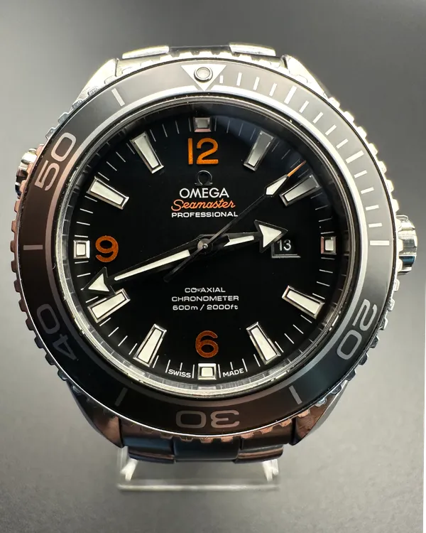 Omega Seamaster Planet Ocean 600M 37.5MM Black Dial Steel Bracelet (232.30.38.20.01.002)
