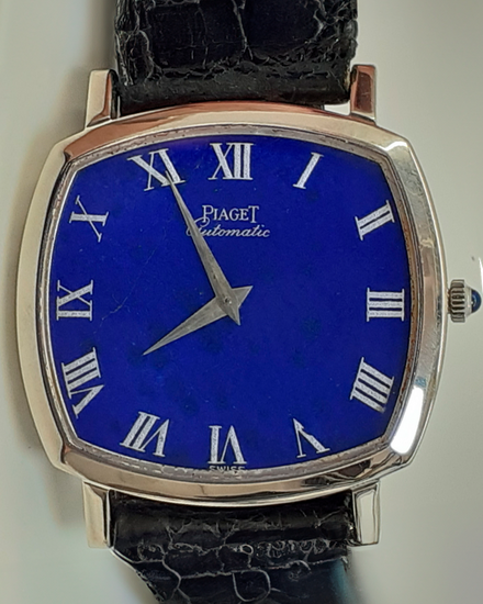 Piaget Altiplano 32MM Blue Dial Leather Strap (12406)