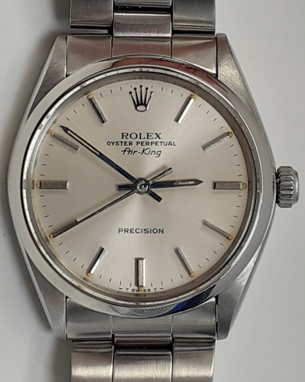 Rolex Air-King 34MM Silver Dial Oyster Bracelet (5500)