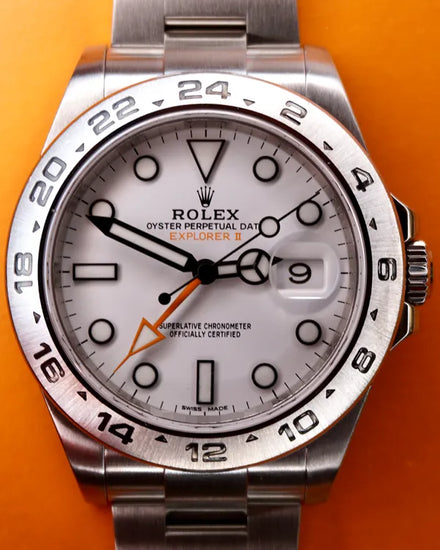 2018 Rolex Explorer II "Polar" 42MM White Dial Oyster Bracelet (216570)