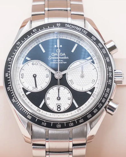 Omega Speedmaster Racing 40MM Black Dial Steel Bracelet (326.30.40.50.01.002)