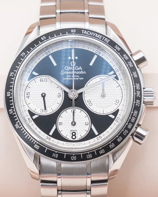 Omega Speedmaster Racing 40MM Black Dial Steel Bracelet (326.30.40.50.01.002)