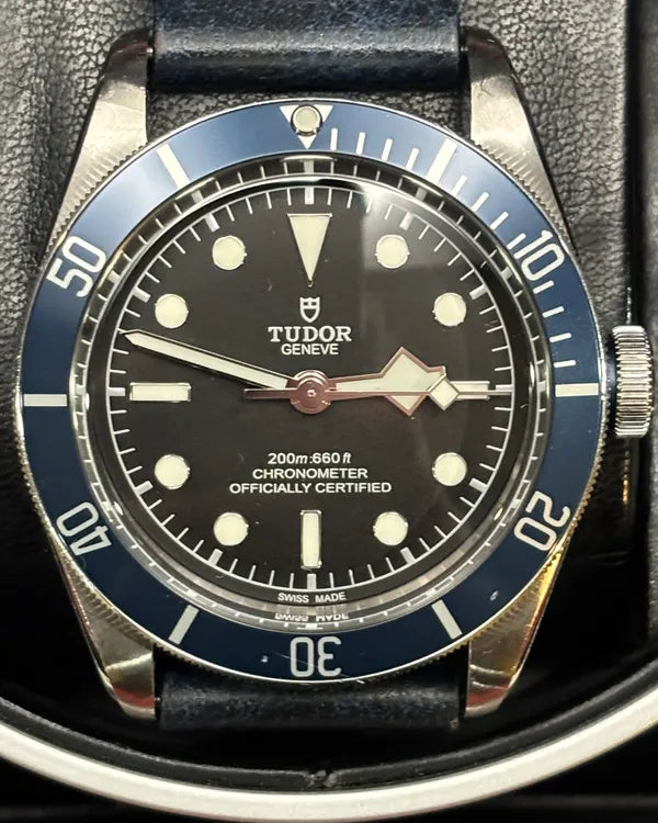2016 Tudor Black Bay 43MM Black Dial Leather Strap (79230B-0007)