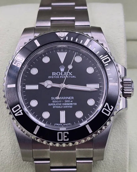 2013 Rolex Submariner No-Date 40MM Black Dial Oyster Bracelet (114060)