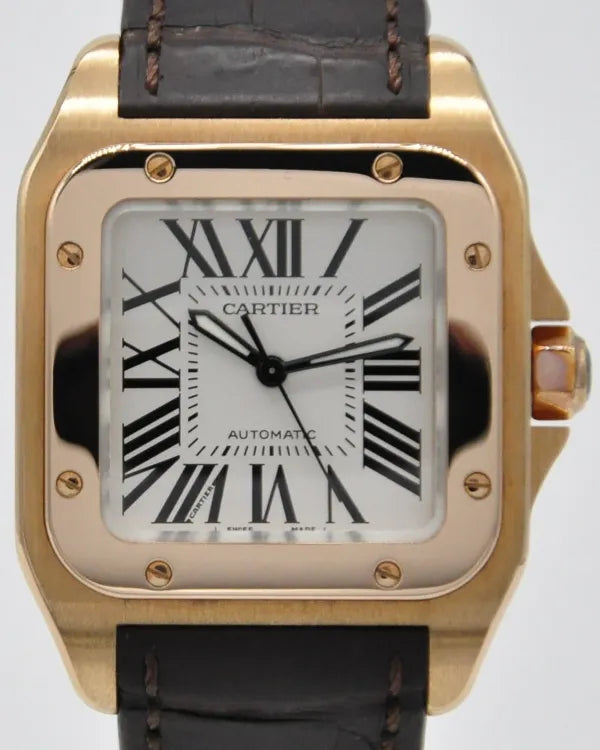 8Diego working8 Cartier Santos 100 (W20108Y1)