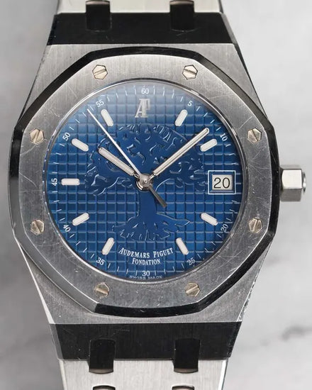 Audemars Piguet Royal Oak "Foundation Time for the Trees" 36MM Blue Dial Steel Bracelet (15100ST)