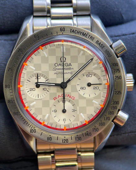 2001 Omega Speedmaster Racing "Michael Schumacher" L.E. 39MM Silver Dial Steel Bracelet (3517.30.00)