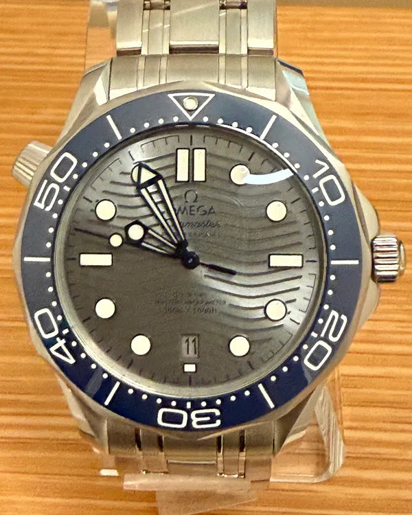 2025 Omega Seamaster Diver 300M 42MM Grey Dial Steel Bracelet (210.30.42.20.06.001)