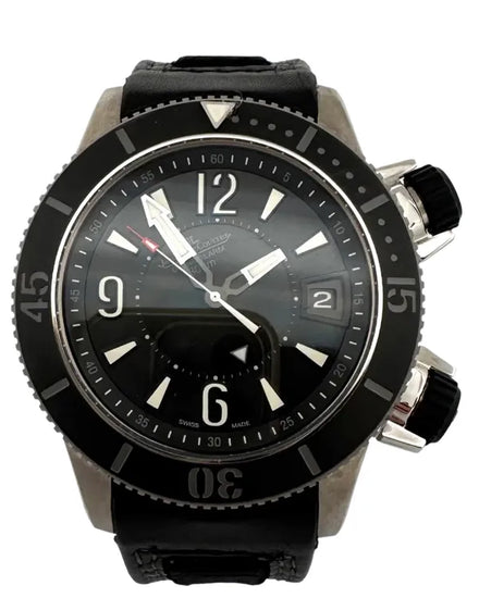 Jaeger-LeCoultre Master Compressor "Navy SEALs" L.E. 44MM Black Dial Leather Strap (Q183T470)