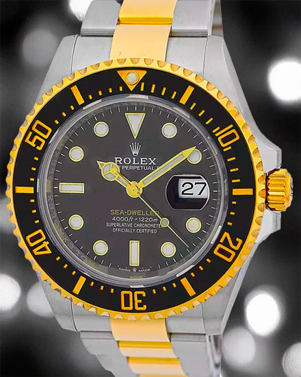 Rolex Sea-Dweller 43MM Black Dial Two-Tone Oyster Bracelet (126603)