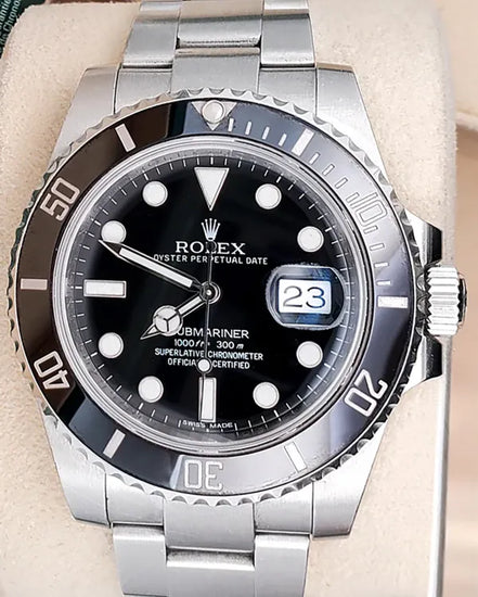 2013 Rolex Submariner Date 40MM Black Dial Oyster Bracelet (116610LN)