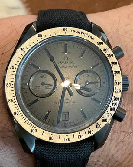 Omega Speedmaster Dark Side of the Moon "Black Black" 44.25MM Black Dial Textile Strap (311.92.44.51.01.005)