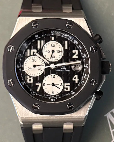 2003 Audemars Piguet Royal Oak Offshore 42MM Black Dial Rubber Strap (25940SK.OO.D002CA.01)