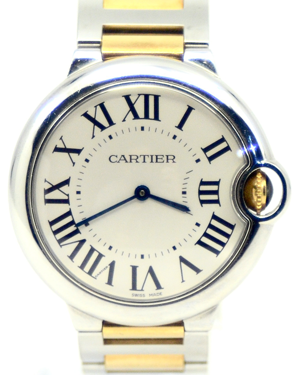 Cartier Ballon Bleu 36MM Quartz Silver Dial Two-Tone Bracelet (3005)