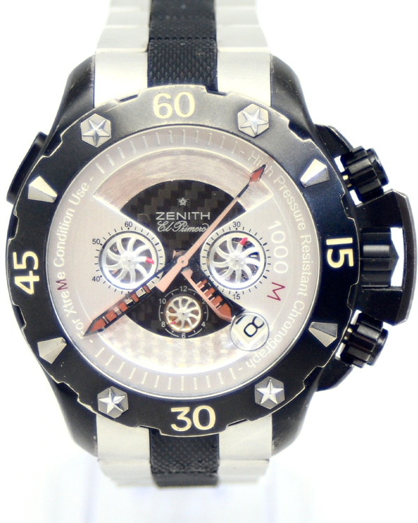 Zenith Defy Xtreme Chronograph 46.5MM White Dial Titanium/Steel Bracelet (96.0525.4000)
