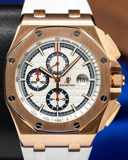 2017 Audemars Piguet Royal Oak Offshore Chronograph "Summer Edition" L.E. 44MM White Dial Rubber Strap (26408OR.OO.A010CA.01)