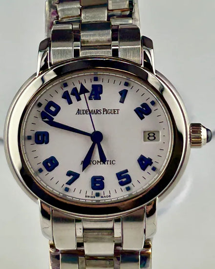Audemars Piguet Millenary 28MM White Dial Steel Bracelet (79349ST)