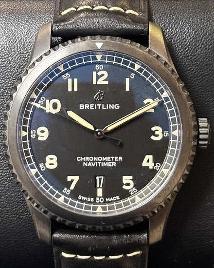 2023 Breitling Navitimer 8 41MM Black Dial Leather Strap (M17314101B1X1)