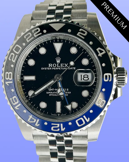 2024 Rolex GMT-Master II "Batgirl" 40MM Black Dial Jubilee Bracelet (126710BLNR)