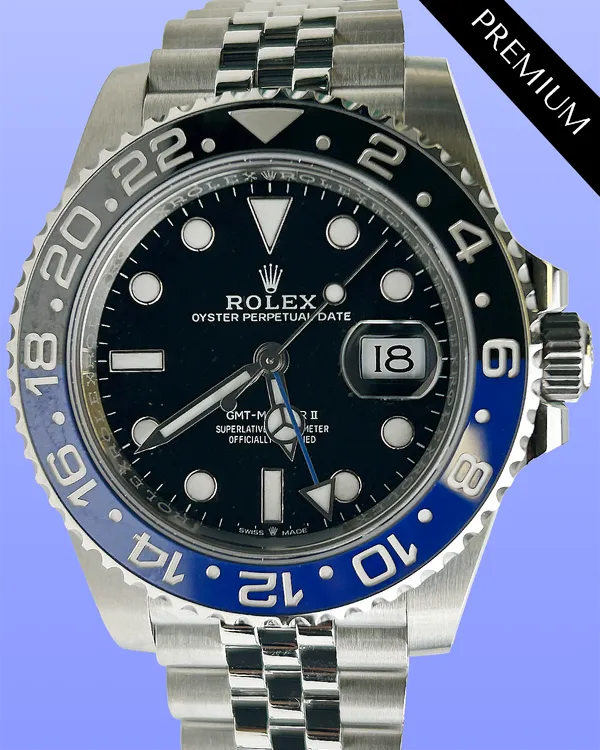 2024 Rolex GMT-Master II "Batgirl" 40MM Black Dial Jubilee Bracelet (126710BLNR)