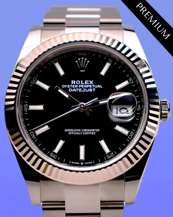 2025 Rolex Datejust 41MM Black Dial Oyster Bracelet (126334)