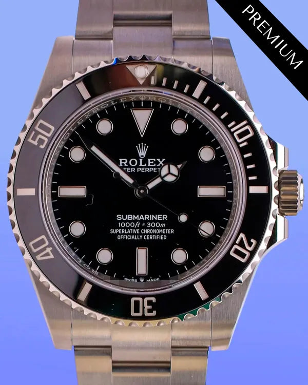 2025 Rolex Submariner No Date 41MM Black Dial Oyster Bracelet (124060)