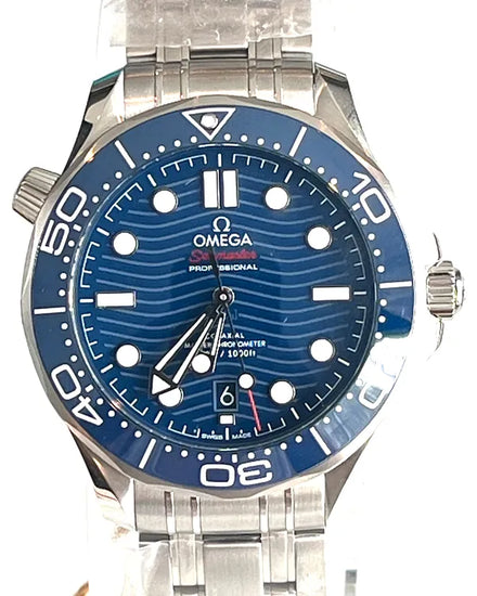 2025 Omega Seamaster Diver 300M 42MM Blue Dial Steel Bracelet (210.30.42.20.03.001)