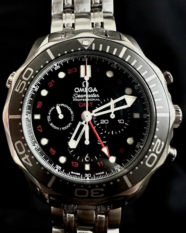No Reserve - 2019 Omega Seamaster Diver 300M 44MM Black Dial Steel Bracelet (212.30.44.52.01.001)