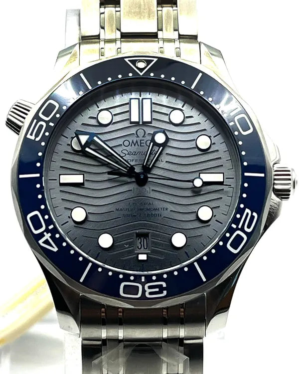 No Reserve - 2025 Omega Seamaster Diver 300M 42MM Grey Dial Steel Bracelet (210.30.42.20.06.001)