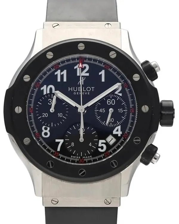 Hublot Super B Chronograph 42MM Black Dial Rubber Strap (1926.NL30.10)