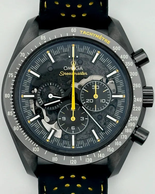 2021 Omega Speedmaster Dark Side of the Moon "Apollo 8" 44.25MM Black Dial Leather Strap (311.92.44.30.01.001)
